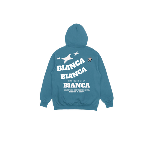 Bianca’s favourite hoodie “blue”